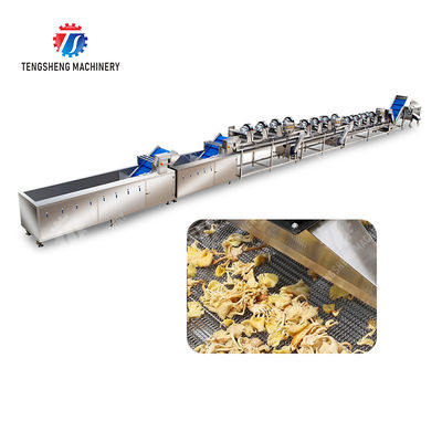 Large-scale fruit and vegetable washing,drying and cutting production line Fruit Vegetable FOOD processing production Machine
