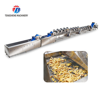 Large-scale fruit and vegetable washing,drying and cutting production line Fruit Vegetable FOOD processing production Machine