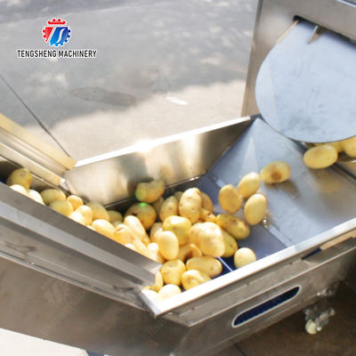 Brush washing and hoisting production line Ginger Potato Carrot Taro Sweet potato Yam processing production Machine