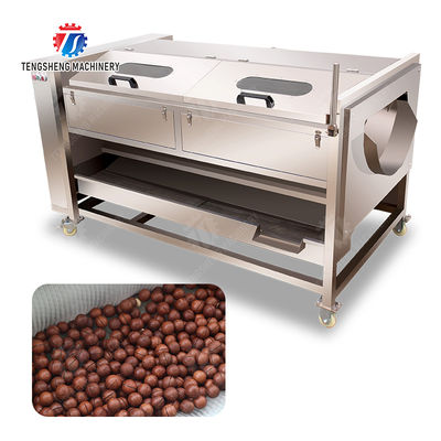 Ginger Potato Carrot Taro Sweet potato Yam Saiko persimmon papaya horseshoe Sealed Cover Type Peeling Machine Wash Washer Washing Cleaning