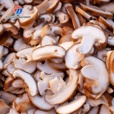 Mushroom slicer Wash Washer Washing Shiitake mushrooms Cleaning Dryer Cutting processing production Machine