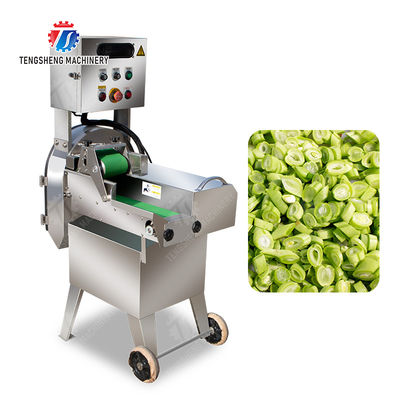 1.25KW Celery Vegetable Processing Machine Leeks Micro Switch Single Head