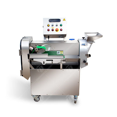 Double-head vegetable cutting machine conveyor belt can be removed Ginger Potato Carrot radish Taro Sweet potato Yam corn Saiko persimmon Leafy vegetables Cutting