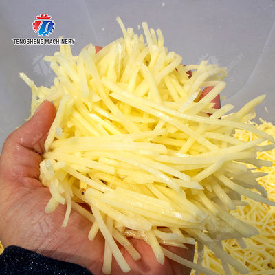 French  fries  High Speed Shreds Cutting machine Potatoes and round tuber crops Carrots and longitudinal root vegetables Potato Carrot radish Taro Sweet potato Yam