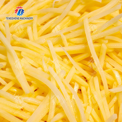 French  fries  High Speed Shreds Cutting machine Potatoes and round tuber crops Carrots and longitudinal root vegetables Potato Carrot radish Taro Sweet potato Yam