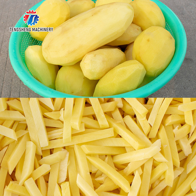 Commercial French Fries Vegetable Processing Machine Potato Cutter